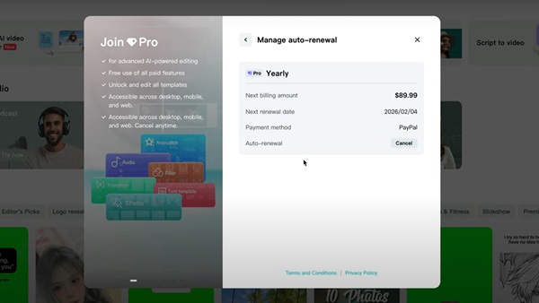 How to Cancel Capcut Pro Subscription